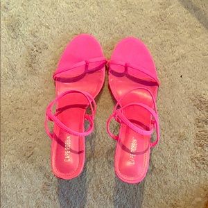 Irrelevant Heeled Sandal - Pink